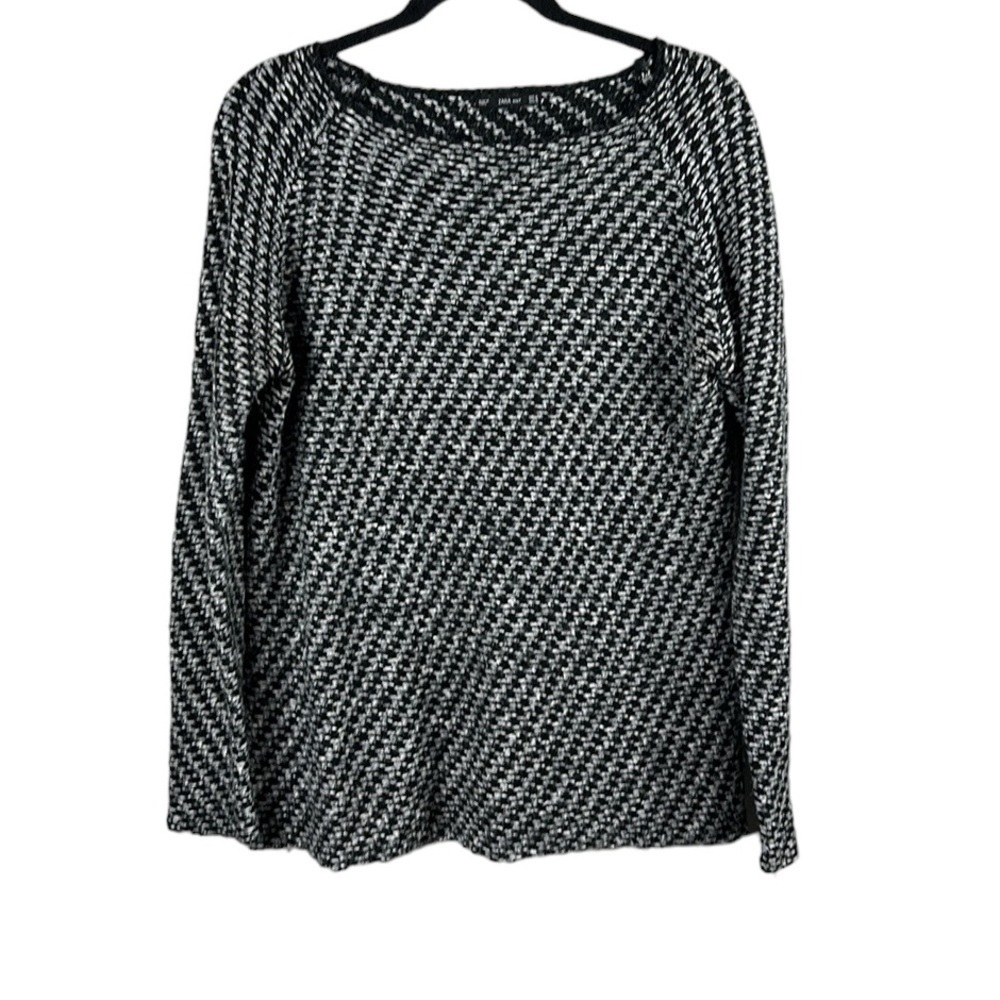 ZARA Knit Waffle Knit Sweater Size M